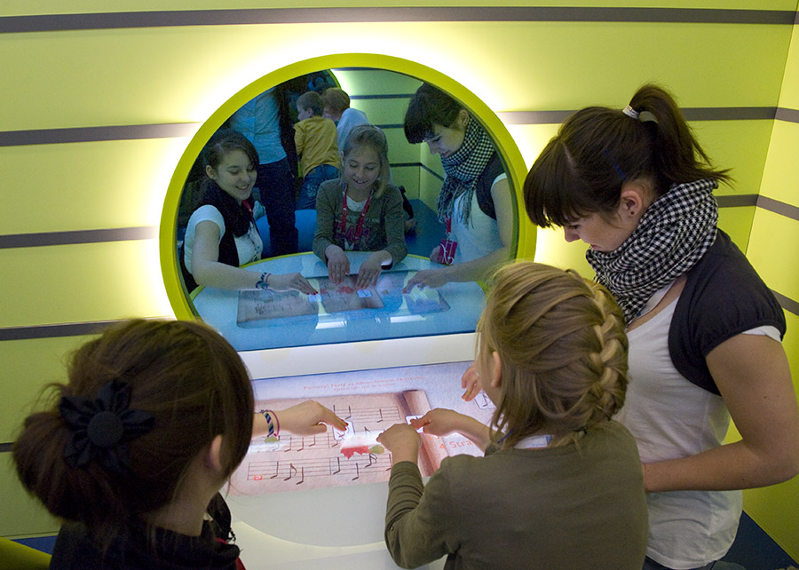 Children at The Fryderyk Chopin Museum, photo: Marek Dusza